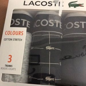 LACOSTE Colours Boxer Courts/Trunks 3 pack -
